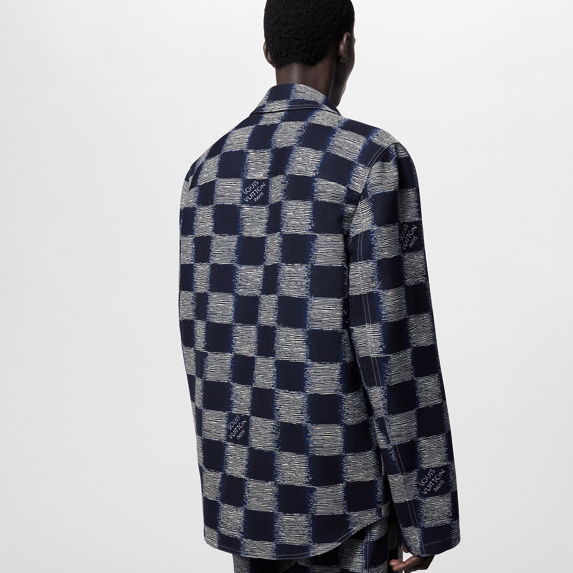 LOUIS VUITTON】ルイ・ヴィトンダミエ オーバーシャツ LOUIS VUITTON】ルイ・ヴィトンダミエ オーバーシャツ